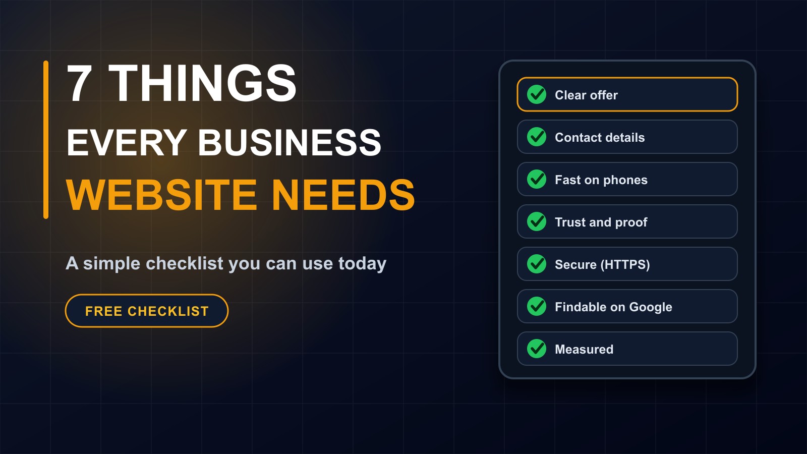 7 Things Every Business Website Must Have