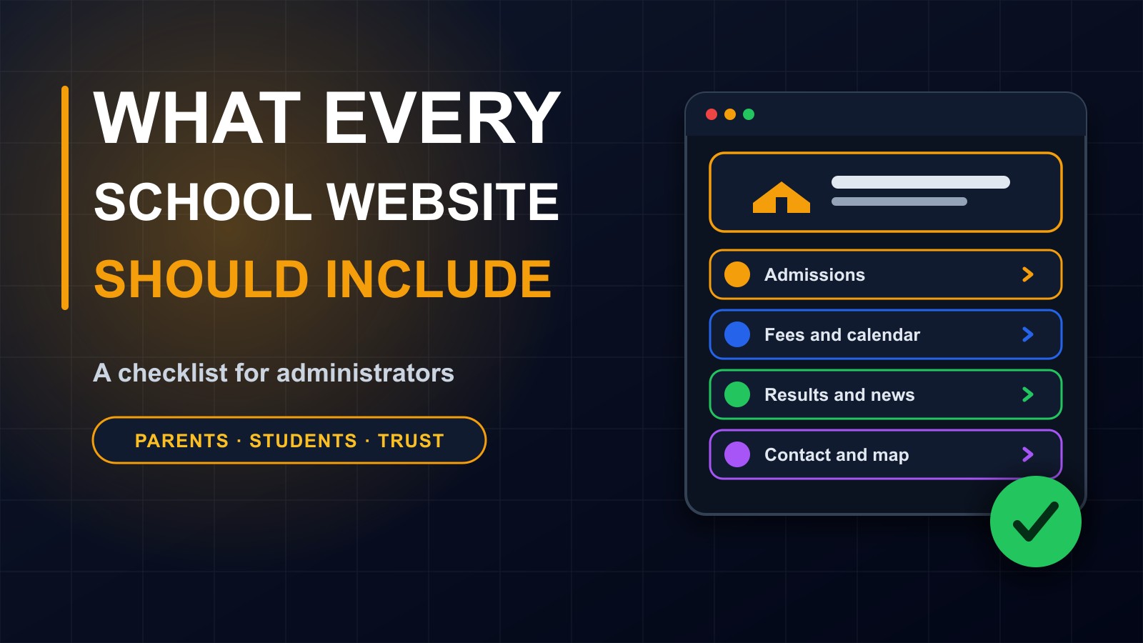 What Every School Website Should Include: A Checklist for Administrators