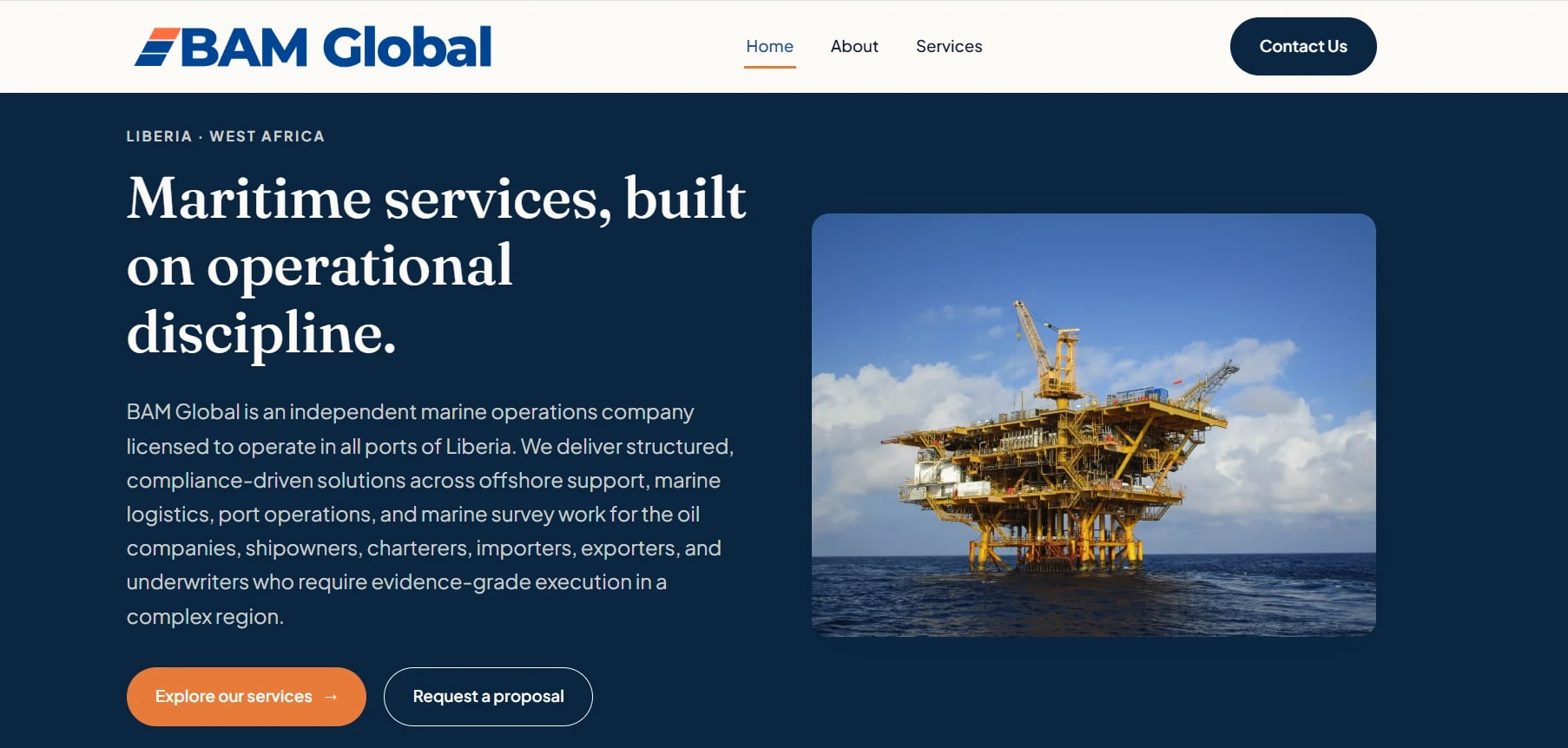 BAM Global Corporate Website